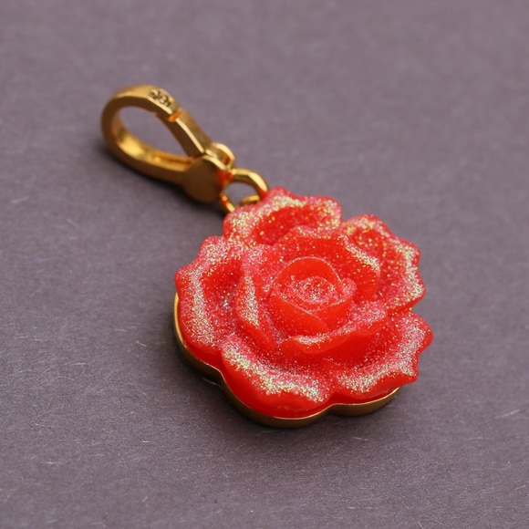 Juicy Couture Sparkling Red Rose Charm - Picture 2 of 3
